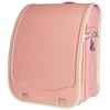 School Bag 90001 for Pale [Rakushon] Girls, Pink/beige