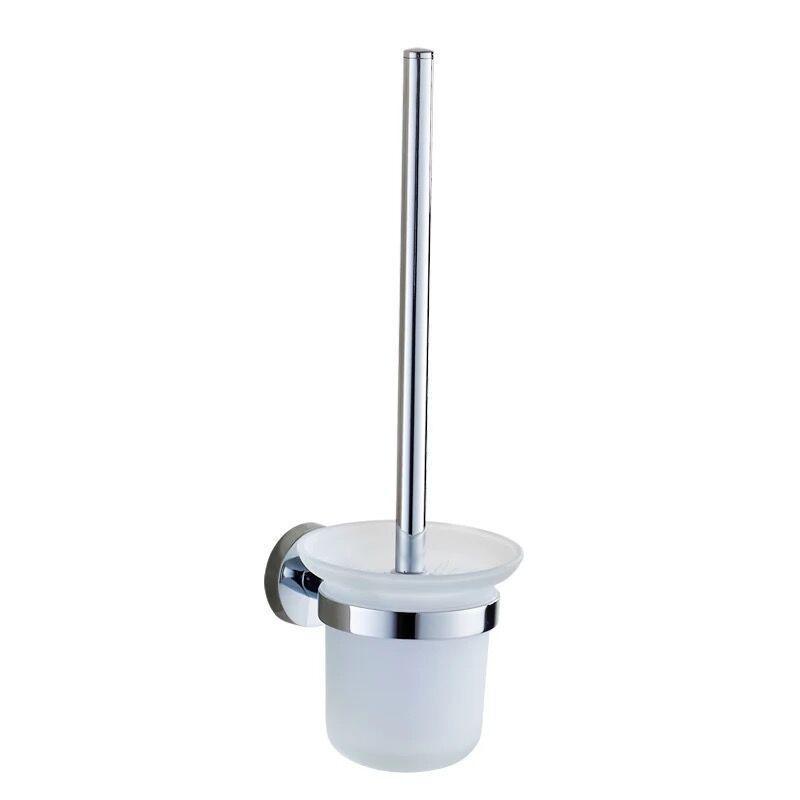 Stainless Steel Toilet Brush With Holder Bathroom Cleaning 304 Grade Straight Angled Designs Available