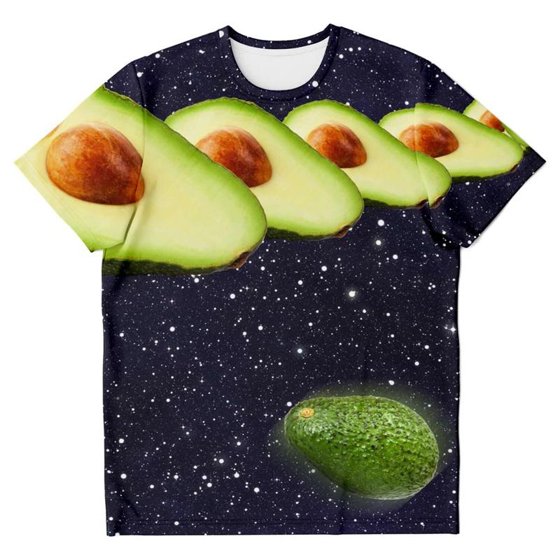 Fashion 3d Printed Fruit T Shirt For Men Vegetables Graphic T-Shirt Tops Women Summer Round Neck Short Sleeves Street Tee Shirts
