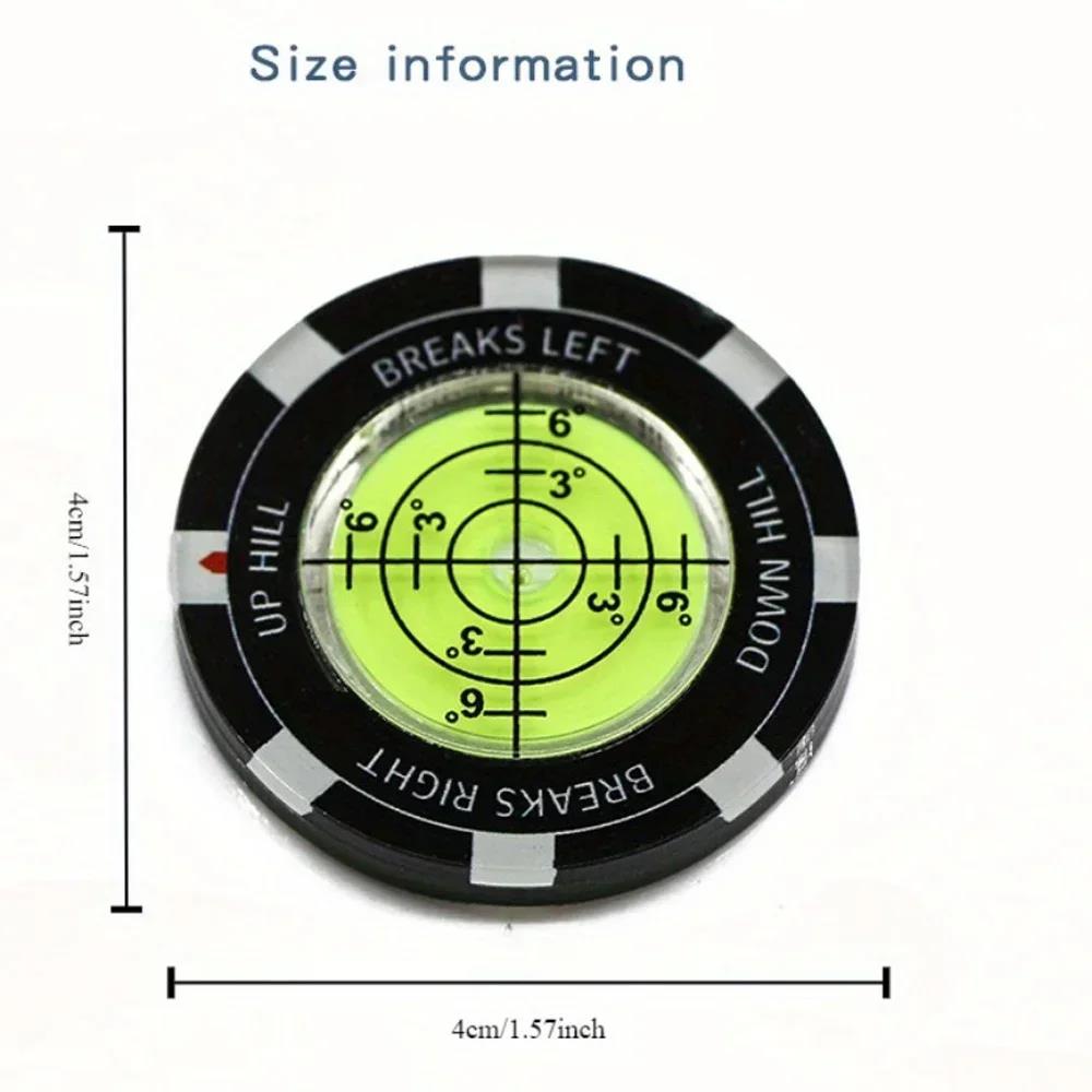 Golf Slope Putting Reader High Precision Round Putt Ball Marker Golf Green Reader for Accurate Putting Golfing Aid 5