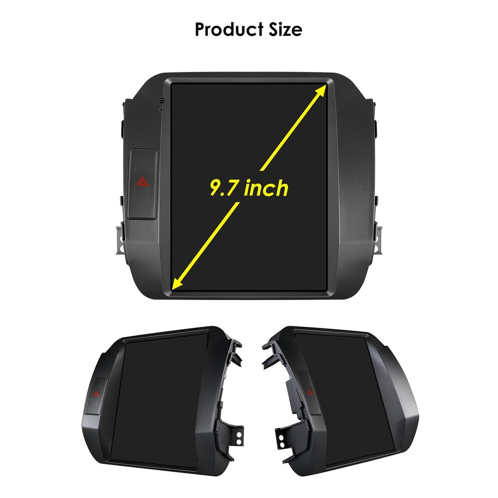 OSSURET Android 13 Car Radio for KIA Sportage 3 Carplay 2011 - 2016 Car Stereo Multimedia Video Player GPS 9.7 Inch Vertical Screen SWC BT RDS FM Mic