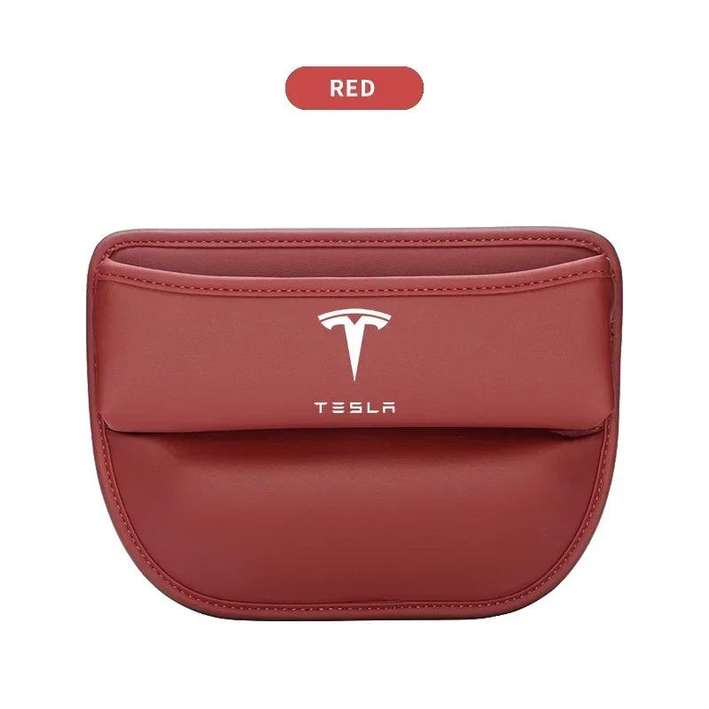 Автомобильная наклейка 2025 Новый Tesla Многофункциональный Органайзер-сумка для хранения в щели сиденья автомобиля Для Tesla Model 3 Model S Model Y Roadster Пространство