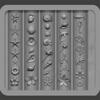 Летняя тема морских ракушек Силиконовая форма для 3D-резьбы Форма для нейл-арта Маникюрный салон Сделай сам Форма для изготовления изделий из смолы Мягкая силиконовая форма