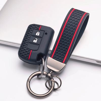Премиальная силиконовая накладка на брелок для ключей автомобиля Mitsubishi Lancer EX Outlander ASX Pajero Sport С брелком Мягкий силикон Аксессуары для интерьера автомобиля