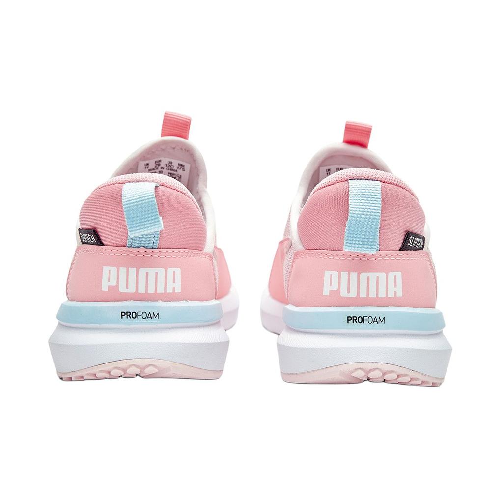 Puma Kruz Profoam Slip Fabric On Ps Versatile Comfortable Low Top Running Shoes Kids Sneaker Pink 310250-10