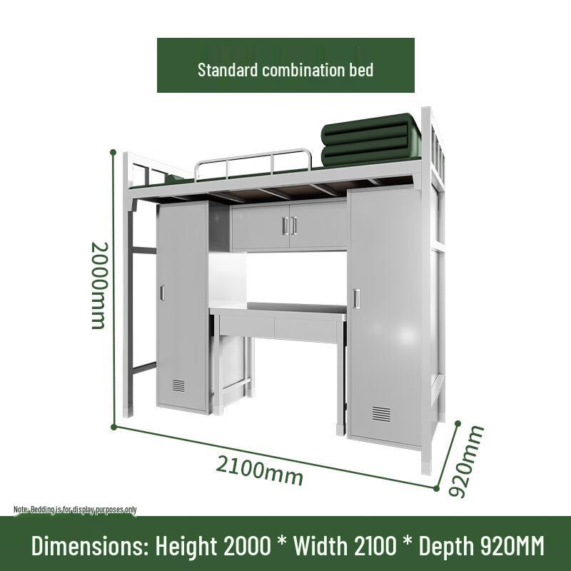 WEZHO Heavy-Duty Metal Bunk Bed