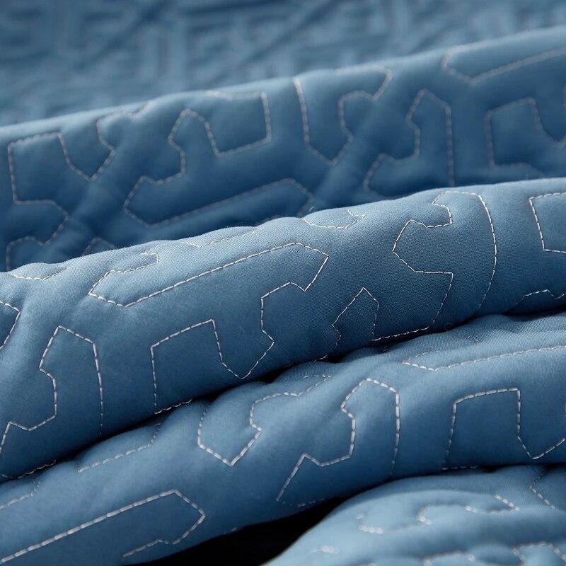 Стеганый наматрасник из чистого хлопка, антибактериальный защитный коврик для кровати размера «queen-king-size» без наволочки