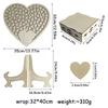 Creative Design Wooden Hearts Guest Book Wooden Hearts Message Board  Wedding Anniversary
