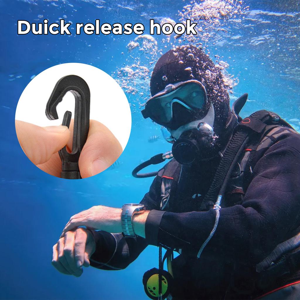 Акваланг трещотка палка алюминиевый сплав подводный шейкер подводное устройство связи с зажимом