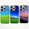 Чехол для телефона с изображением природы, серебристый корпус, для IPhone 17 16 15 14 13 12 11 Pro Max Plus