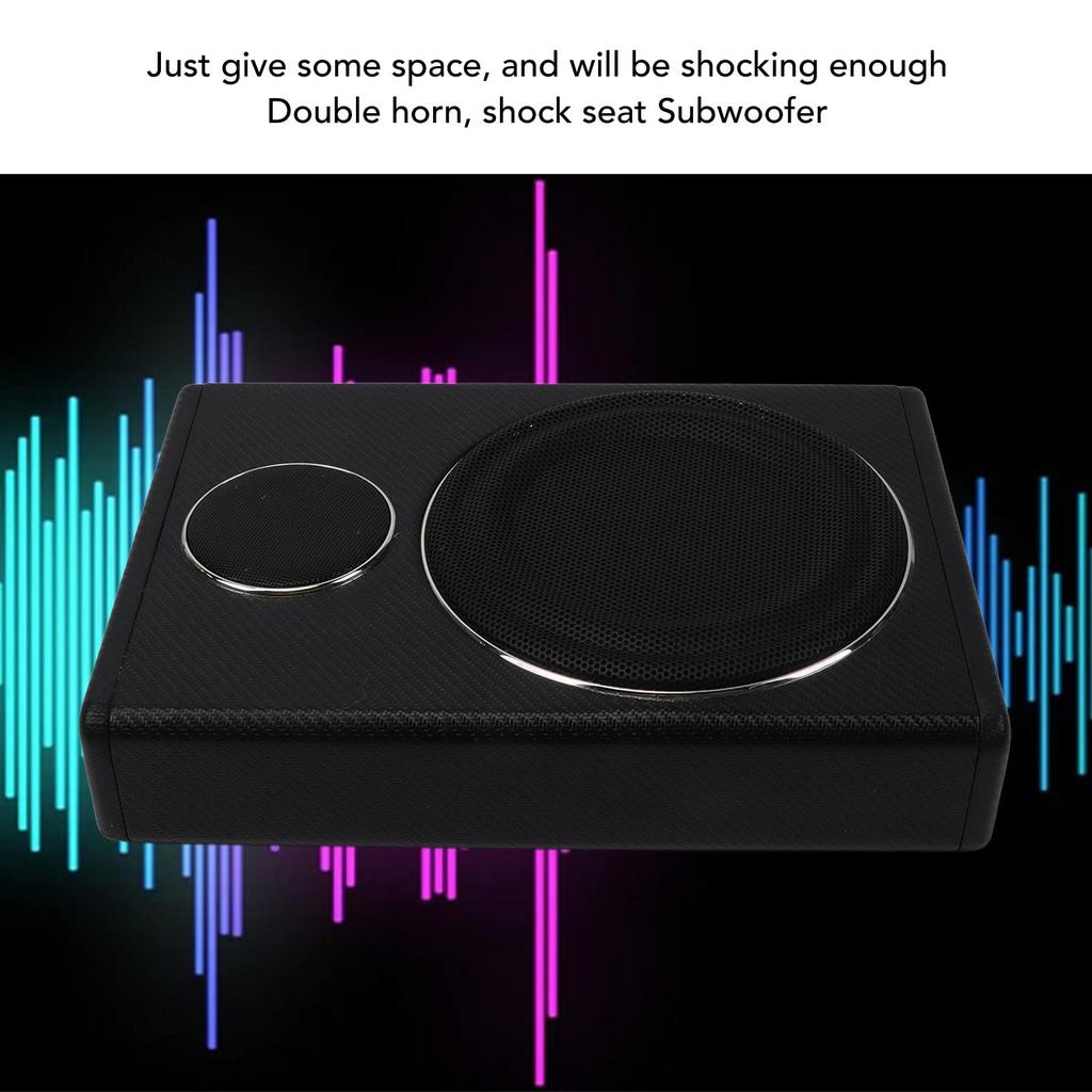 Ультратонкий автомобильный сабвуфер, экономящий место, 800 Вт, 4 Ом, активный большой автомобильный сабвуфер для погружения в музыку