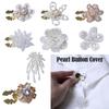 Alloy Pearl Button Cover On Shirt Shirt Button Box New Design Cufflinks Button Cover  for Men Women