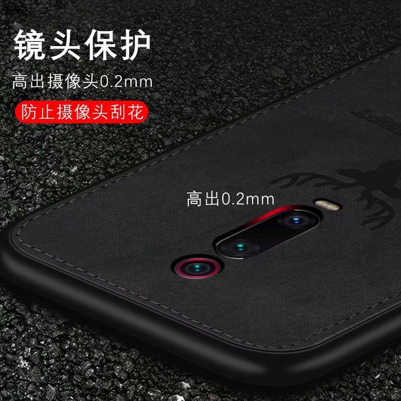 Чехол для Xiaomi Mi 9T Pro Роскошный Мягкий Силикон+Жесткая ткань Олень Кошка Защитная Задняя Крышка Чехол для xiaomi mi 9t mi9t корпус телефона