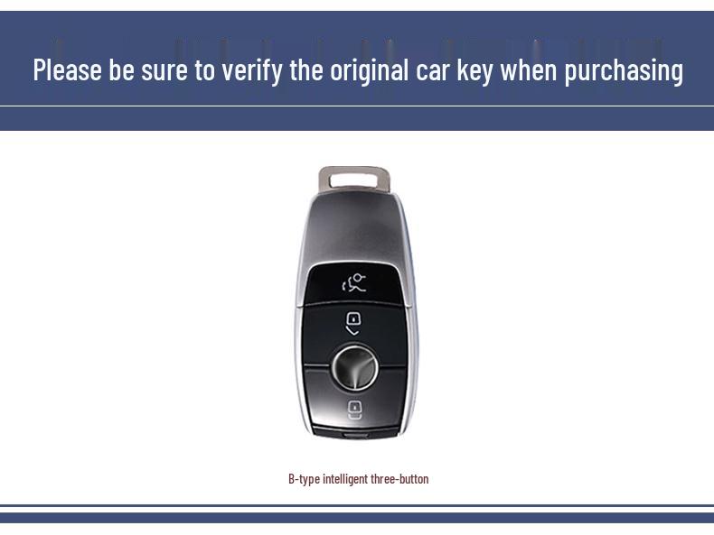 Чехол для ключа Mercedes для E300L C260L A200L C200L GLC GLA GLE350 GLB220 - Стильный автомобильный аксессуар для мужчин и женщин.