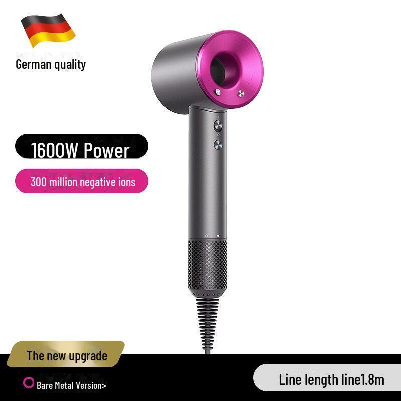Высокоскоростной фен без листьев 110 В, соответствующий стандартам США и Японии, для домашнего использования, оснащен технологией отрицательных ионов