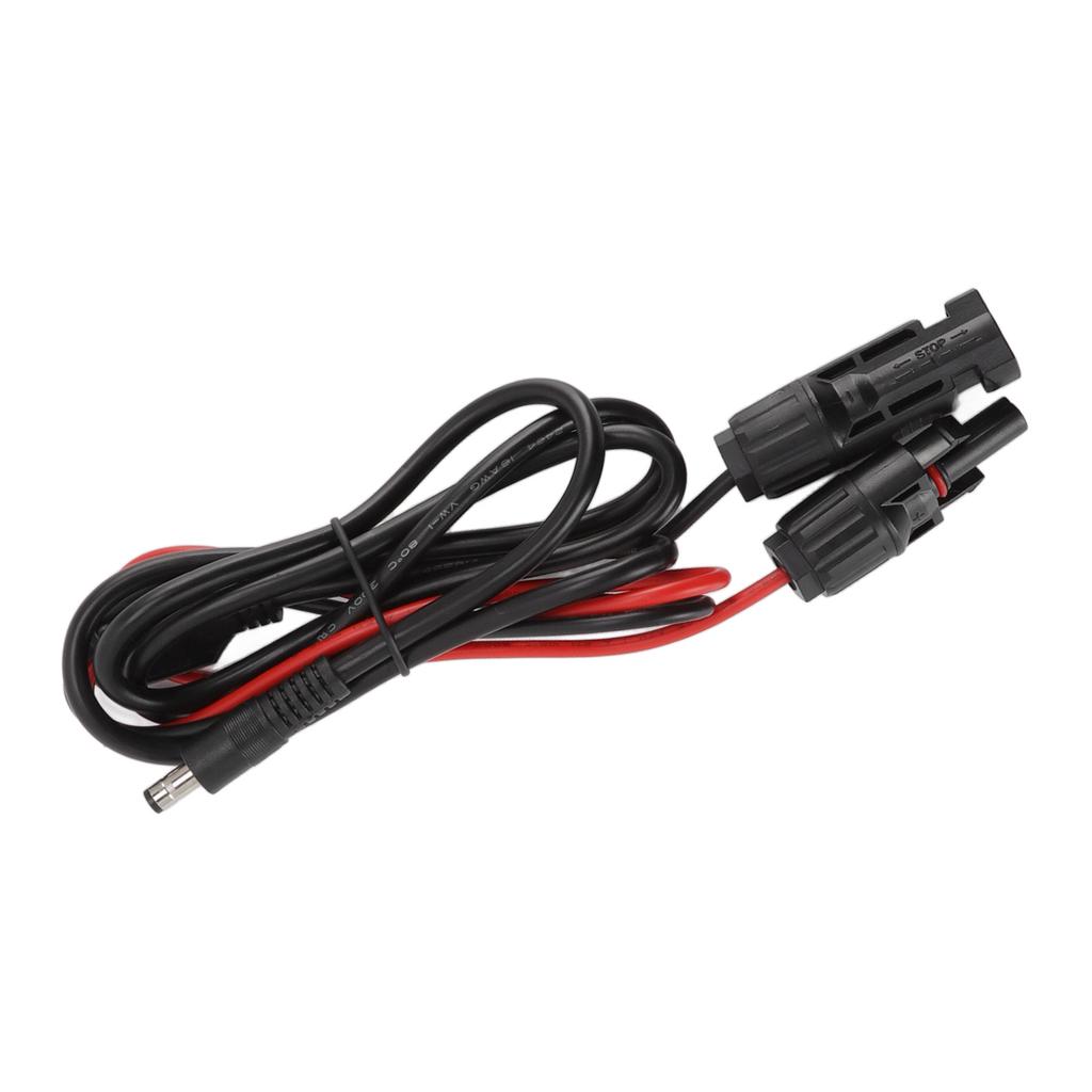 16AWG Solar Connector To DC 5.5mm Male Adapter Cable Copper Solar Panel Extension Cable