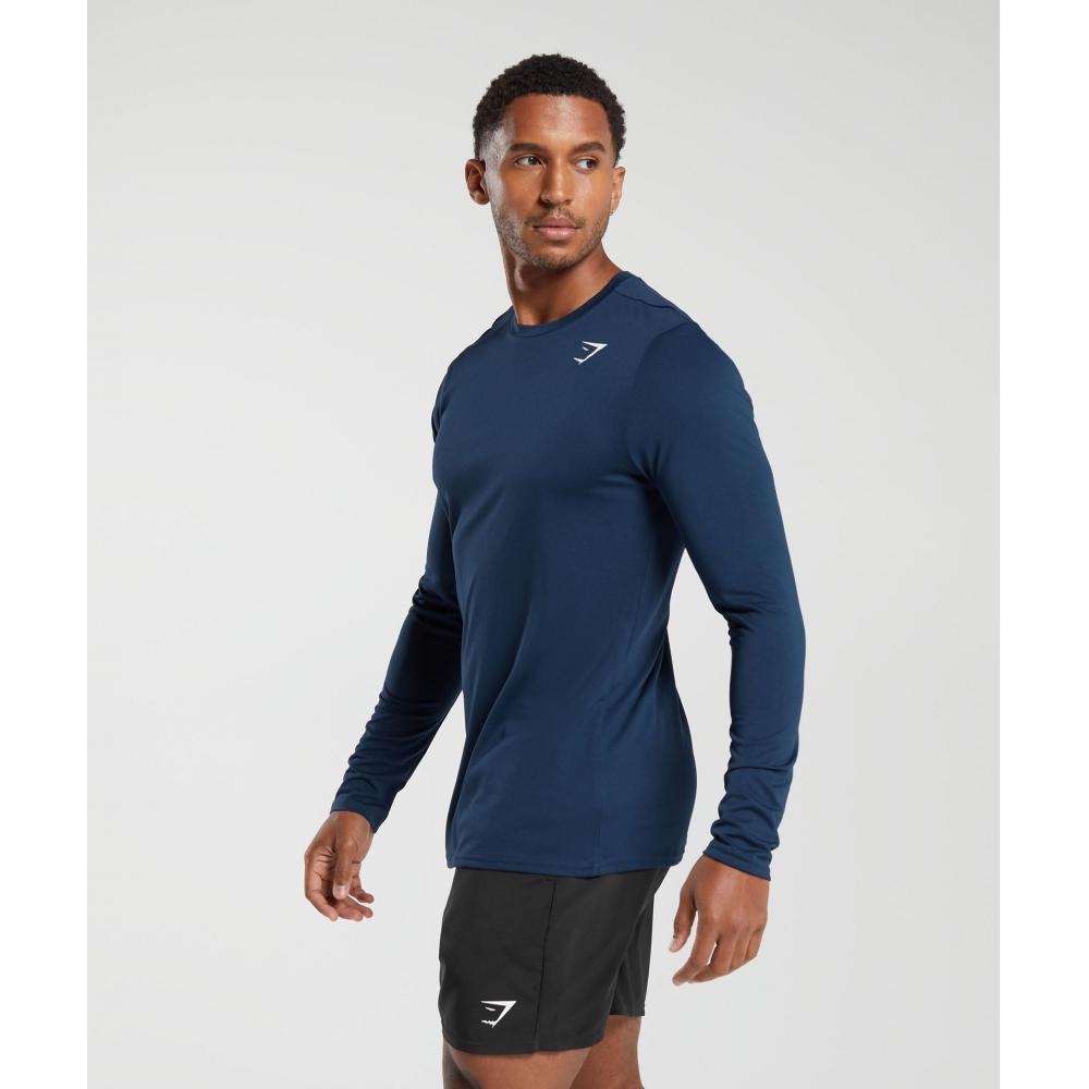 Gymshark Футболка с длинным рукавом Arrival Navy A2a1h Ubcy