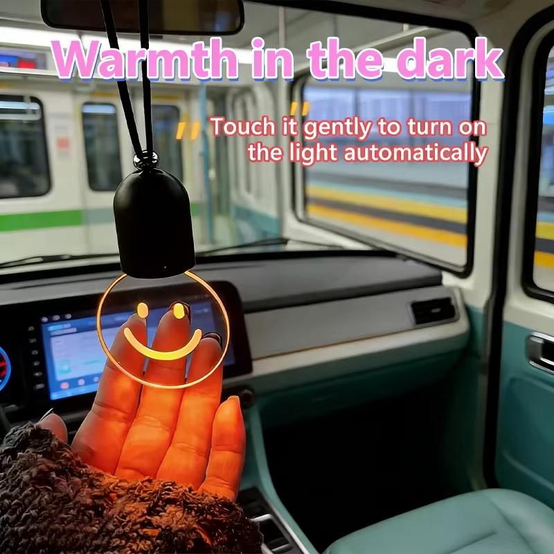 Car Hanging Ornament Interior Ambient Lighting Retro Small Bulb LED 2 Light Modes for Long Trips Daily Use Auto Decor Accessory