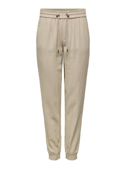 Only Pull-up Pants Regular Fit Beige
