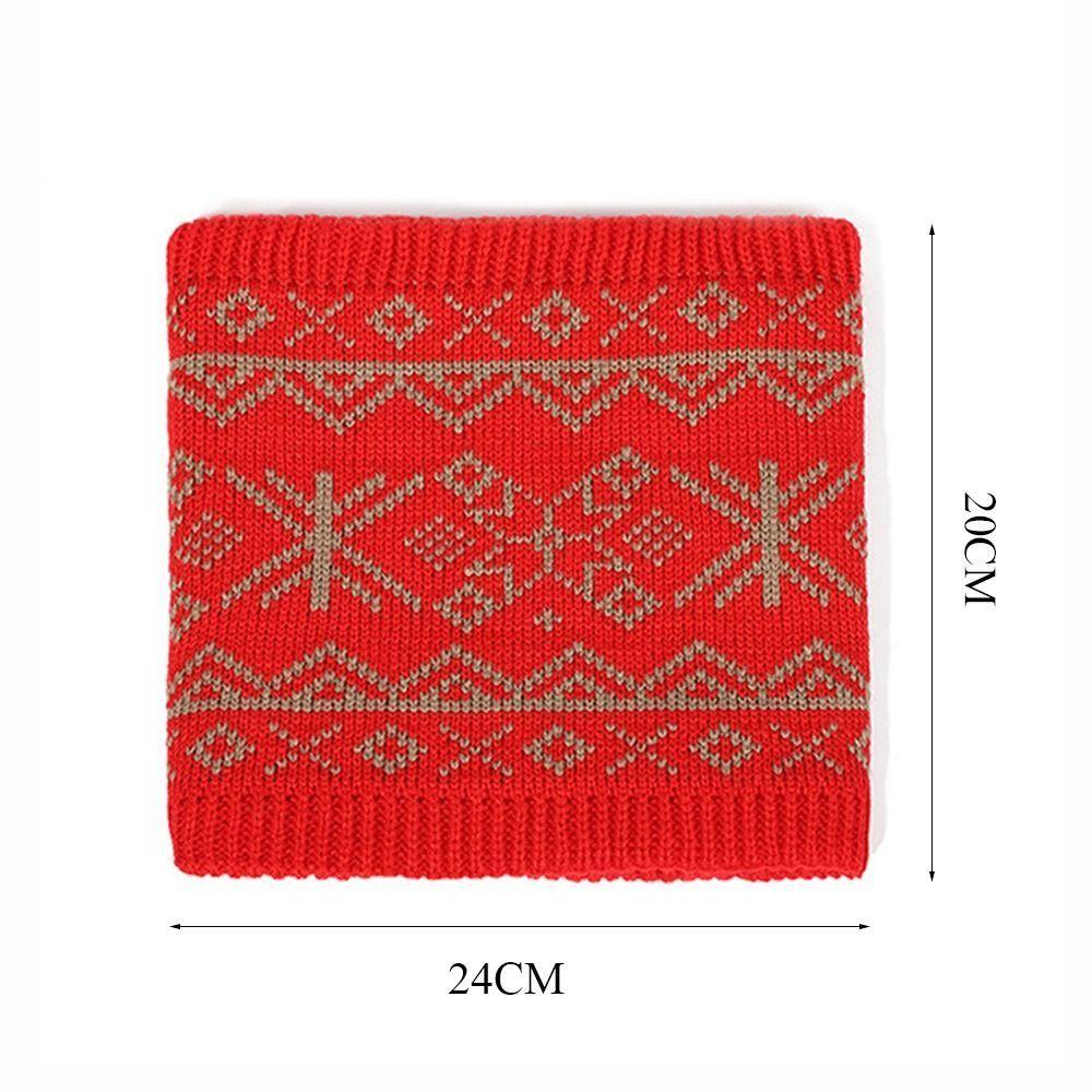 Plush Neck Warmer Thickened Lining Sport Scarf Fashion Pullover Cap