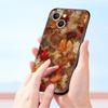 Cartoon Leaf Phone Case Cover for iPhone 17 16 15 14 13 12 11 Pro Max 17 Air Plus Shockproof Soft TPU Shell Fundas Capas Coque