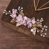 Hair Comb Headpiece Bridal Flower Bridal Hair Accessories Hair Comb Wedding Headwear Hair Jewelry