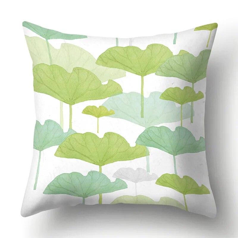 Наволочка Green Leaf Cushion Home Soft Car