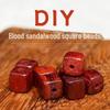 Sandalwood Square Beads 6/7MM DIY Bracelet, African Rosewood 108 Beads Jewelry Accessories