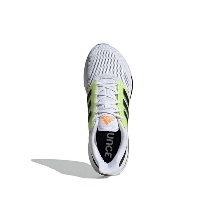 adidas EQ21 Белый Черный Вольт Мужские Кроссовки Облачно-Белый Основной Черный Серо-Два GZ6868