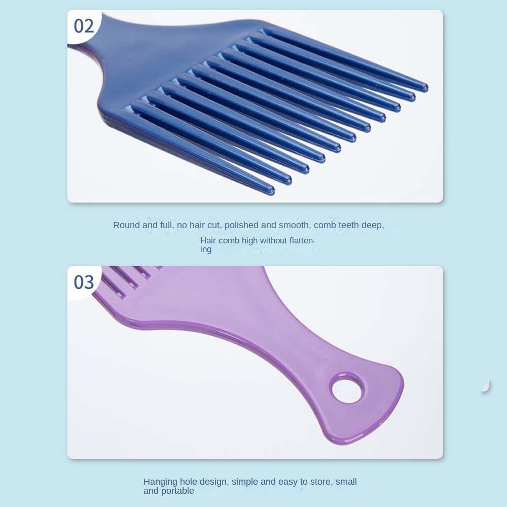 Портативный инструмент для укладки волос Расческа-вилка для масляной укладки Аксессуары для волос Массаж головы Расческа для волос с широкими зубьями ПП Масляная укладка Мужчины
