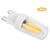 10 шт. светодиодных ламп G9 2 Вт переменного тока 230 В, сменная лампочка с двухштырьковым цоколем для домашнего освещения