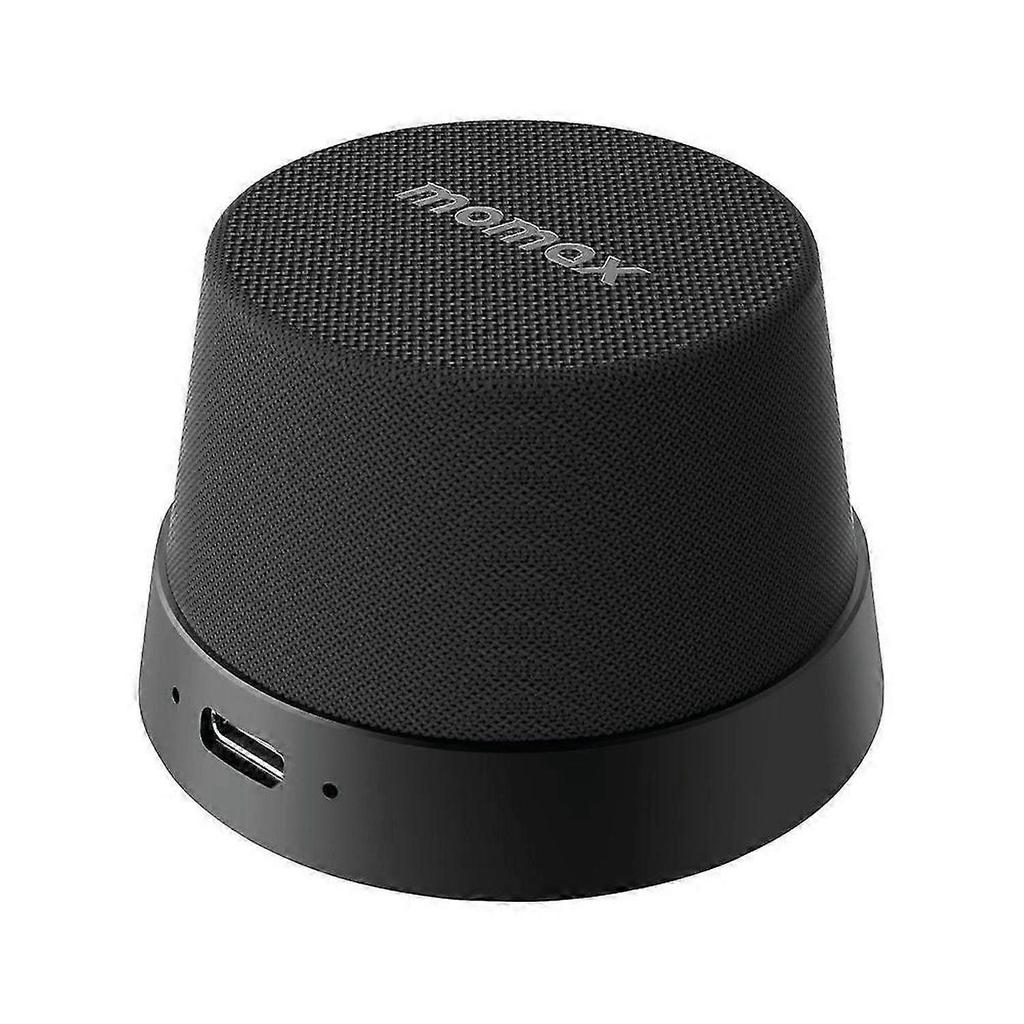 MOMAX 1-Vibe Go BS6 Magnetic Wireless Speaker with Phone Stand Function Portable Audio Speaker IPX6 Waterproof for Home / Outdoor
