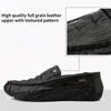 39-46 Модная мужская повседневная кожаная обувь без шнуровки Мокасины Мокасины Обувь для вождения на плоской подошве