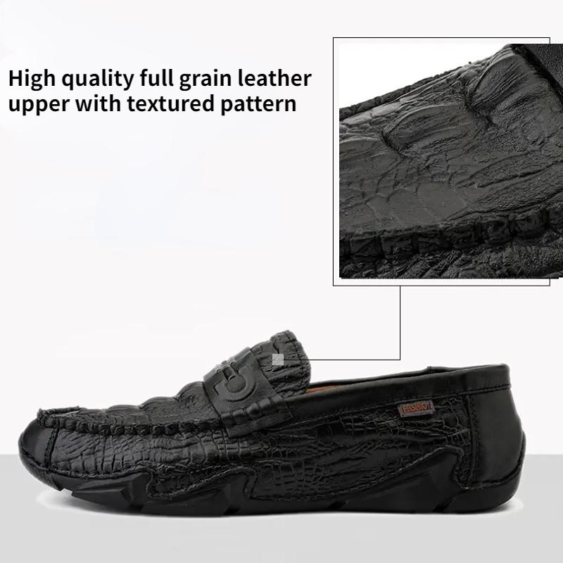 39-46 Модная мужская повседневная кожаная обувь без шнуровки Мокасины Мокасины Обувь для вождения на плоской подошве