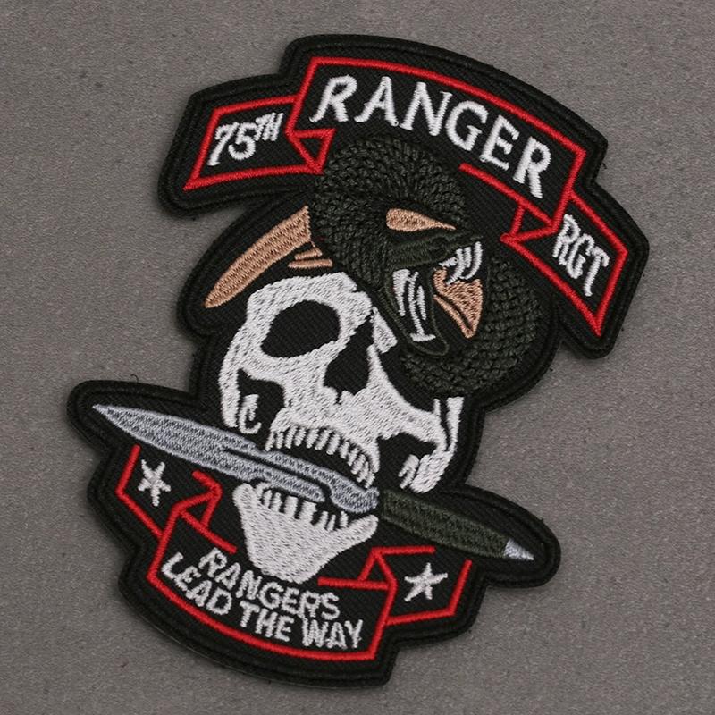 Нарукавный значок рейнджера RANGERS Tactical Outdoor Scout Embroidery Badge Наклейка на рюкзак Velcro Morale Badge