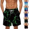 Men's Fashion Printed Strapped Hawaiian Beach Fit Sport Casual Shorts Pants