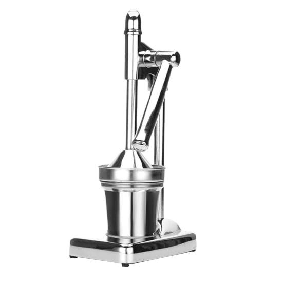 Manual Citrus Juicer Heavy Duty Stainless Steel Lemon Lime Press for Kitchen Bar Efficient Pulp-Free Juice Extractor