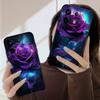 Темно-фиолетовая роза Для Redmi Note 10 11 Note12S 12 13 14 Pro Plus 5G 14S 4G 13ProPlus 9S 9 P ro 13C 14C силиконовый мягкий чехол для телефона
