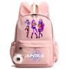 Аниме K-Pop Принт Водонепроницаемый Рюкзак Студенческий Подростковый Ранец для Мальчика Девочки Ранец Школьная Сумка Женская Большая Вместимость Дорожная Сумка Детский Подарок Mochila