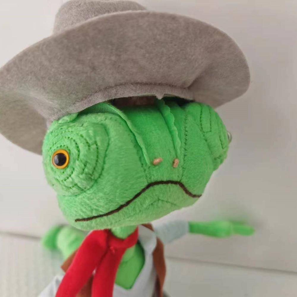 Rare Rango Green Lizard 12" Plush Toy Figure Johnny Depp Paramount PMS New