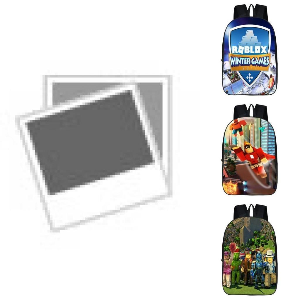 Школьный рюкзак Roblox для детей с большой вместимостью и прочным полиэстеровым материалом