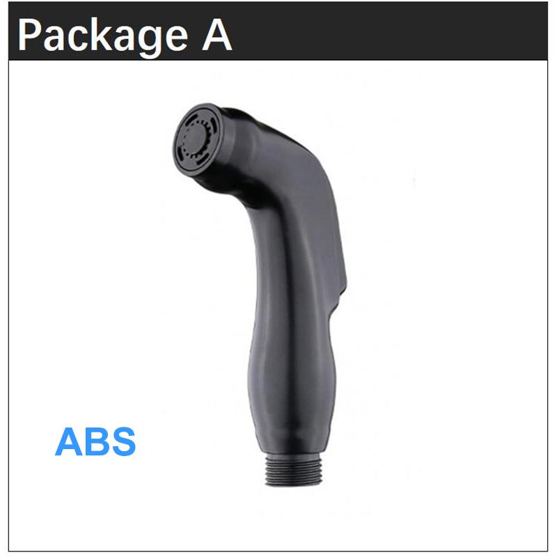 Черный смеситель для унитаза для ванной комнаты, смеситель для биде, распылитель, насадка для душа, самоочищающаяся, портативная