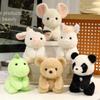 Милый милый сидящий животное панда динозавр кукла плюшевая игрушка корова пони кукла детская кукла