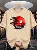 2026 Hot Sale Unisexs Summer Fashionable Casual Loose Fit Printed Round Neck Short Sleeved Tshirt Top High Quality Tops Clothing