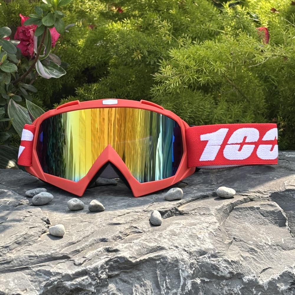 Новые 100 Мотоциклетные очки Мотокросс Очки Шлем MX Мото Кроссовый мотоцикл Квадроцикл Лыжи Спорт на открытом воздухе Очки Скутер Очки Маска Велоспорт