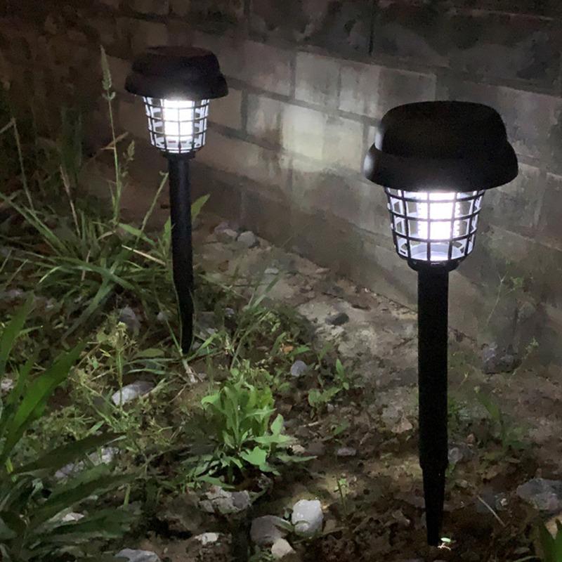 Солнечная убийца комаров с 2 режимами освещения, уличный водонепроницаемый светодиодный светильник, ловушка для комаров, лампы для сада, лужайки, кемпинга
