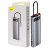 Hub 11W1 Baseus Metal Gleam Series, Usb-C Up To 3X Usb 3.0 + 2X Hdmi + Usb-C Pd + Ethernet Rj45 + Microsd/Sd + Vga + Aux