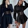 Decoration Corset Top Metal Buckle Waist Belts Women Waistband Korean Waist Strap Coat Decoration