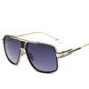 Luxury Women Sunglasses with Mirrored Lenses for Women Retro Vintage Square Designer Shades