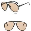 New Brand Designer Women Sunglasses Retro Sun Glasses Pilot Eyewear Outdoor Men Sun Glasses Letter Large Frame Mirror Uv400